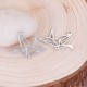 Pendentif breloque en métal Origami ajouré Oiseau
