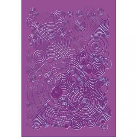 Plaque de texture Spirales 20 x 13 cm