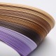 120 Bandes papier pour Quilling - 5 mm - dégradés violet et marron