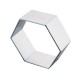 Emporte-pièce métallique Hexagone