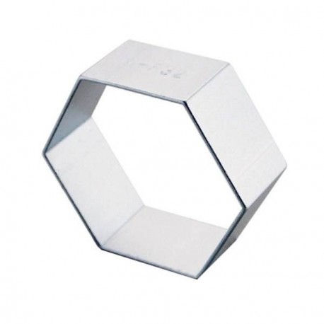 Emporte-pièce métallique Hexagone