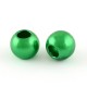 Perle ronde acrylique vert 10mm style Pandora - à l'unité