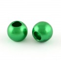 Perle ronde acrylique vert 10mm Mythique - à l'unité