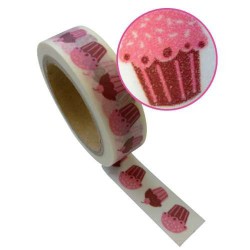Masking Tape Cupcakes - 15 mm x 10 m