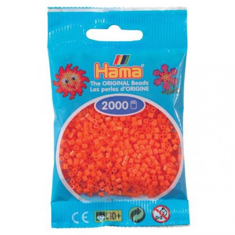 Sachet 2000 Perles Hama Mini - Orange
