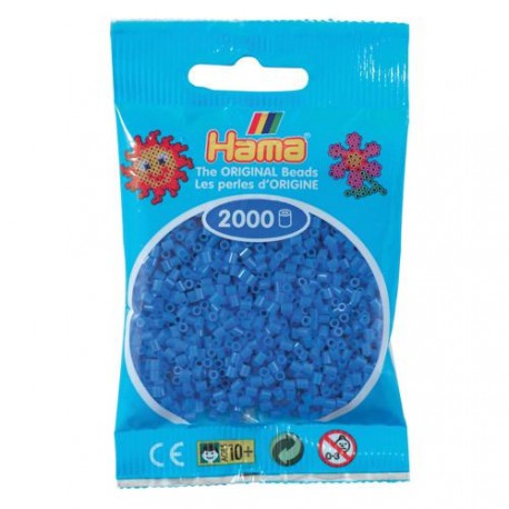 Sachet 2000 Perles Hama Mini - Bleu