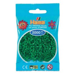 Sachet 2000 Perles Hama Mini - Vert