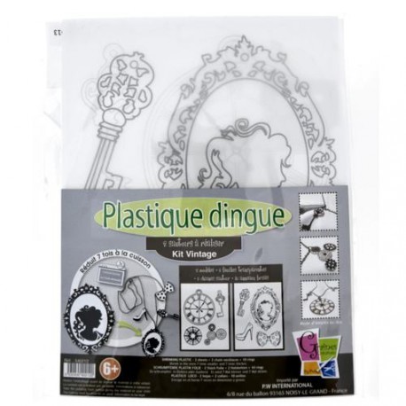 Kit Plastique dingue Bijoux sautoir - Colliers Vintage