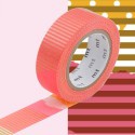Masking Tape ocre et rose tsugihagi - 15 mm x 10 m