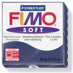 Fimo Soft Bleu Foncé 35 - 56 gr
