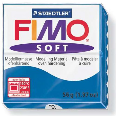 Fimo Soft Bleu Pacifique 37 - 57 gr