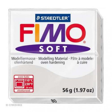 Fimo Soft Gris 80 - 57 gr