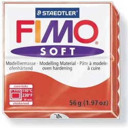 Fimo Soft Rouge Indien 24 - 57 gr