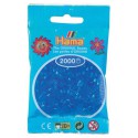 Sachet 2000 Perles Hama Mini - Bleu transparent