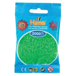 Sachet 2000 Perles Hama Mini - Vert fluorescent