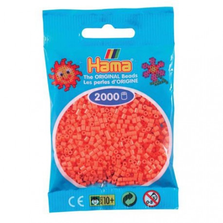 Sachet 2000 Perles Hama Mini - Rouge pastel