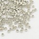 Perles à écraser 2 mm, argentées - 320 pièces