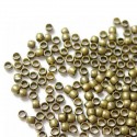 Perles à écraser 2 mm, bronze antique - 1000 pièces