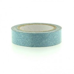 Glitter Tape Turquoise - 15 mm x 4 m