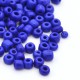 Sachet 50 gr perles de rocaille opaques bleu - 4 mm
