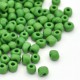 Sachet 50 gr perles de rocaille opaques vert - 4 mm