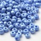 Sachet 50 gr perles de rocaille opaques nacrées bleu gris - 4 mm