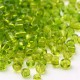 Sachet 50 gr perles de rocaille transparentes vert clair - 4 mm