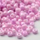 Sachet 50 gr perles de rocaille rose opaques - 2 mm