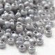 Sachet 50 gr perles de rocaille gris foncé ceylon - 2 mm