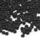 Sachet 50 gr perles de rocaille noir opaques - 3 mm