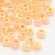 Sachet 50 gr perles de rocaille orange ceylon - 3 mm