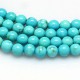 Perle naturelle Turquoise, ronde 8 mm